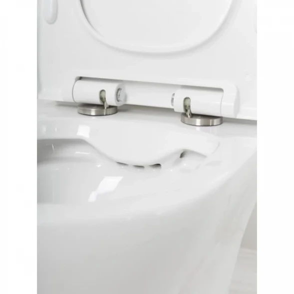 Чаша напольного безободкового унитаза BelBagno Lounge BB045CPR