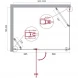 Душевой уголок 100x80 см BelBagno Etna ETNA-AH-12-100/80-C-Cr прозрачное