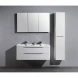 Тумба с раковиной белый глянец 120 см BelBagno Ancona-N ANCONA-N-1200-2C-SO-2-BL + EA-1200-2-LVB