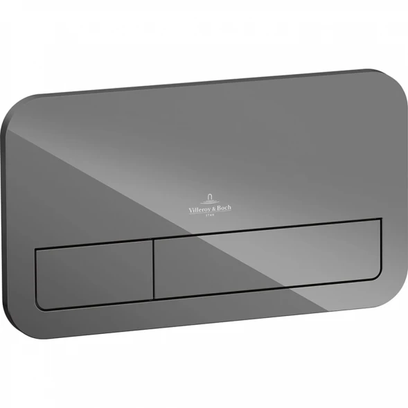 Кнопка смыва Villeroy &amp; Boch ViConnect 200G 922400RA для инсталляции, серый глянец
