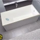 Ванна из литьевого мрамора Marmo Bagno Милано MB-M170-75 170x75 см, белый