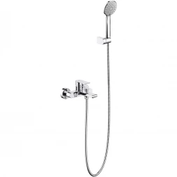 Смеситель для ванны Aquatek Лира AQ1449CR с душевым гарнитуром, хром