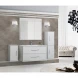 Зеркало Cezares Tiffany 45046 98x90 см, с LED-подсветкой, антизапотеванием, Bianco Opaco