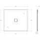 Зеркало Cezares Tiffany 45046 98x90 см, с LED-подсветкой, антизапотеванием, Bianco Opaco