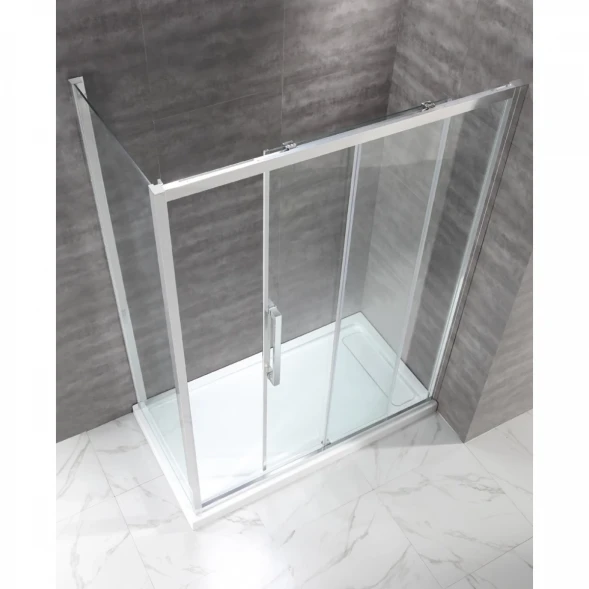 Душевой уголок 120x80 см Cezares LUX-SOFT-W-AH-1-120/80-C-Cr-IV прозрачное
