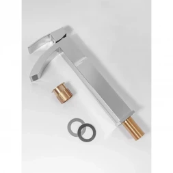 Смеситель для раковины Hansberge Cubito H2077C хром