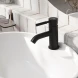 Смеситель для раковины WasserKRAFT Gollach 3305 черный матовый