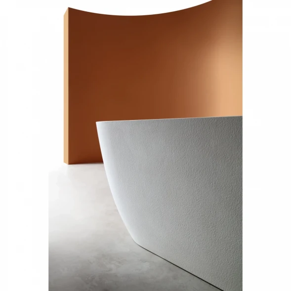 Ванна из литьевого мрамора AltroBagno Bruna AltroBagnoBruna090201White 170x75 см, отдельностоящая, белый