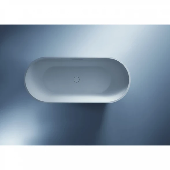 Ванна из литьевого мрамора AltroBagno Bruna AltroBagnoBruna090201White 170x75 см, отдельностоящая, белый