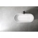 Ванна из литьевого мрамора AltroBagno Bruna AltroBagnoBruna090201White 170x75 см, отдельностоящая, белый