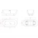 Акриловая ванна BelBagno BB70-1700-800 170x80 см, отдельностоящая, белый