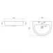 Раковина 55,5x43 см BelBagno Marino BB105L
