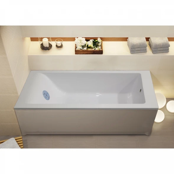 Ванна из литьевого мрамора Marmo Bagno Ницца MB-N150-70 150x70 см, белый