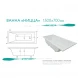 Ванна из литьевого мрамора Marmo Bagno Ницца MB-N150-70 150x70 см, белый