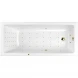 Акриловая ванна Whitecross Wave Slim 0111.180080.100.NANO.GL 179,5x79,5 см, с гидромассажем, белый