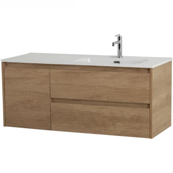 Тумба под раковину BelBagno Kraft KRAFT-1200-2C-1A-SO-RNN-R 120 см R, подвесная, Rovere Nebrasca Nature