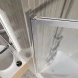 Шторка на ванну BelBagno Luce LUCE-VF-11-90/145-C-Cr 90 см, профиль хром, стекло прозрачное