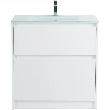 Тумба под раковину BelBagno Kraft KRAFT-800-2C-PIA-BO 80 см, напольная, Bianco Opaco