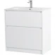 Тумба под раковину BelBagno Kraft KRAFT-800-2C-PIA-BO 80 см, напольная, Bianco Opaco