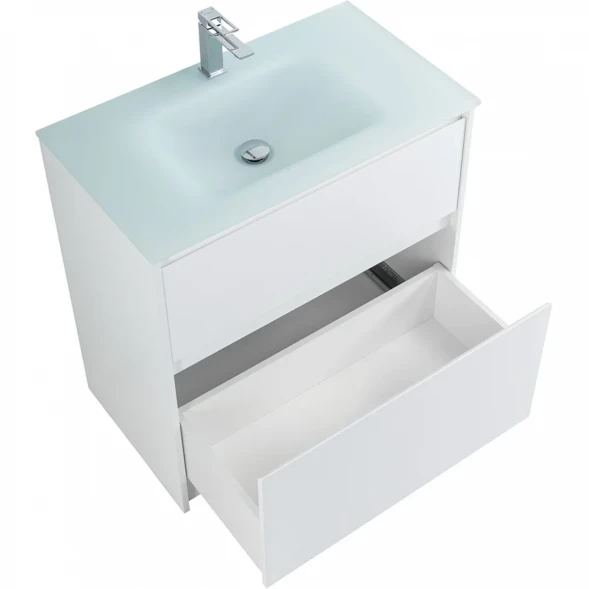 Тумба под раковину BelBagno Kraft KRAFT-800-2C-PIA-BO 80 см, напольная, Bianco Opaco