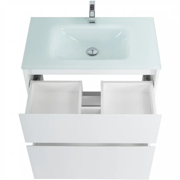 Тумба под раковину BelBagno Kraft KRAFT-800-2C-PIA-BO 80 см, напольная, Bianco Opaco