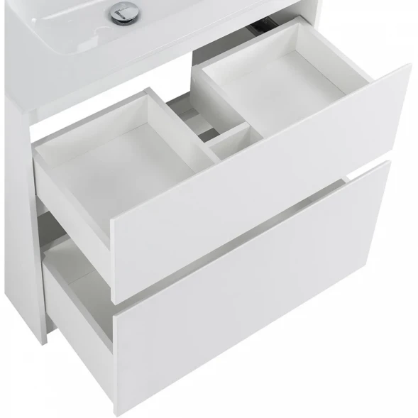 Тумба под раковину BelBagno Kraft KRAFT-800-2C-PIA-BO 80 см, напольная, Bianco Opaco