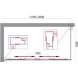 Душевой уголок 170-200x80 см BelBagno UNIQUE-AH-21-170/200-80-M-Cr матовое