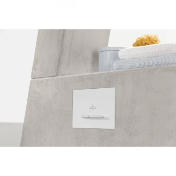 Кнопка смыва Villeroy &amp; Boch ViConnect 300E 92218068 для инсталляции, Белый глянец