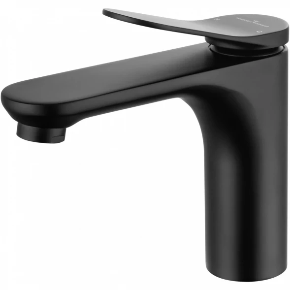 Смеситель для раковины Wonzon &amp; Woghand WW-A40482-MB черный матовый