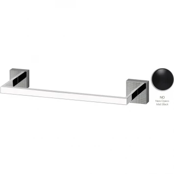 Полотенцедержатель Cezares Prizma PRIZMA-TH05-NOP 30 см, черный матовый