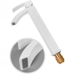 Смеситель для раковины Hansberge Cubito H2077WW белый