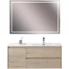 Тумба под раковину BelBagno Kraft KRAFT-1200-2C-1A-SO-RGB-R 120 см R, подвесная, Rovere Galifax Bianco
