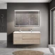 Тумба под раковину BelBagno Kraft KRAFT-1200-2C-1A-SO-RGB-R 120 см R, подвесная, Rovere Galifax Bianco