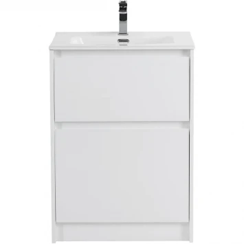 Тумба под раковину BelBagno Kraft KRAFT-600-2C-PIA-BO 60 см, напольная, Bianco Opaco
