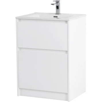 Тумба под раковину BelBagno Kraft KRAFT-600-2C-PIA-BO 60 см, напольная, Bianco Opaco