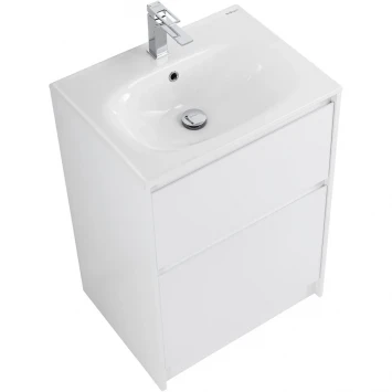 Тумба под раковину BelBagno Kraft KRAFT-600-2C-PIA-BO 60 см, напольная, Bianco Opaco