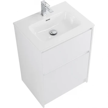 Тумба под раковину BelBagno Kraft KRAFT-600-2C-PIA-BO 60 см, напольная, Bianco Opaco