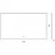 Зеркало 140x80 см BelBagno SPC-GRT-1400-800-LED-TCH-WARM