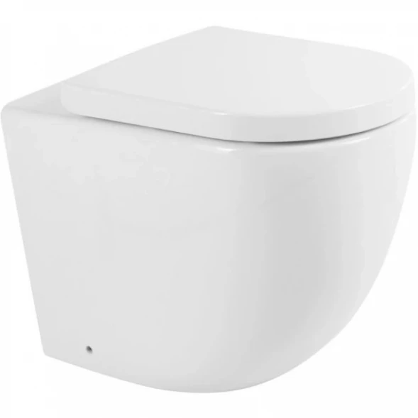 Приставной безободковый унитаз BelBagno Sfera-R BB2141CBR
