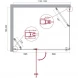 Душевой уголок 120x80 см BelBagno Etna ETNA-AH-12-120/80-C-Cr прозрачное