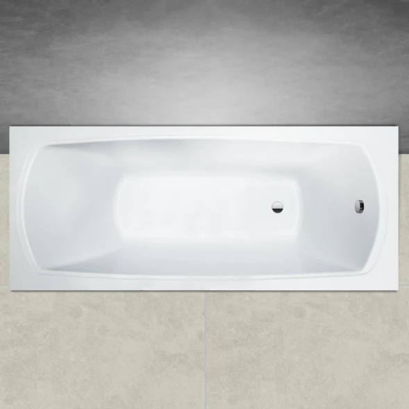Ванна из литьевого мрамора Marmo Bagno Элза MB-Э170-75 170x75 см, белый