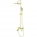 Душевая система Wonzon &amp; Woghand Fit WW-88739009-BG 300x200 мм, со смесителем, золотой матовый