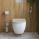 Унитаз подвесной Cezares Comfort CZR-191-TH безободковый, белый
