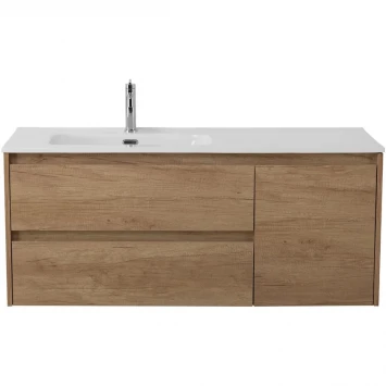 Тумба под раковину BelBagno Kraft KRAFT-1200-2C-1A-SO-RNN-L 120 см L, подвесная, Rovere Nebrasca Nature