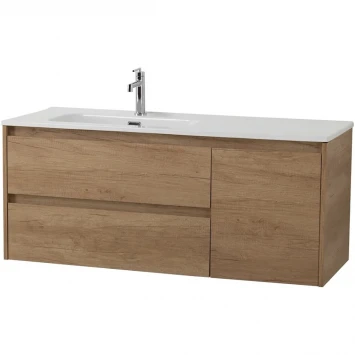 Тумба под раковину BelBagno Kraft KRAFT-1200-2C-1A-SO-RNN-L 120 см L, подвесная, Rovere Nebrasca Nature