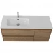 Тумба под раковину BelBagno Kraft KRAFT-1200-2C-1A-SO-RNN-L 120 см L, подвесная, Rovere Nebrasca Nature