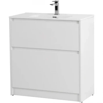 Тумба под раковину BelBagno Kraft KRAFT39-700/390-2C-PIA-BO 70,5 см, напольная, Bianco Opaco