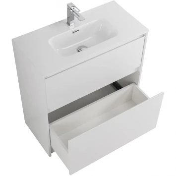 Тумба под раковину BelBagno Kraft KRAFT39-700/390-2C-PIA-BO 70,5 см, напольная, Bianco Opaco