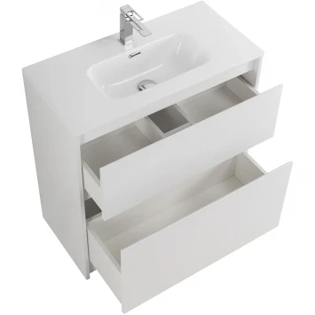 Тумба под раковину BelBagno Kraft KRAFT39-700/390-2C-PIA-BO 70,5 см, напольная, Bianco Opaco