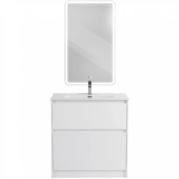Тумба под раковину BelBagno Kraft KRAFT39-700/390-2C-PIA-BO 70,5 см, напольная, Bianco Opaco